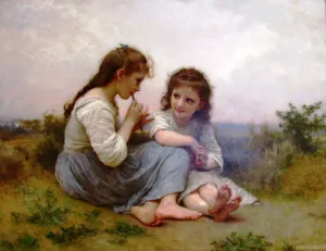 A Childhood Idyll by William-Adolphe Bouguereau Artwork