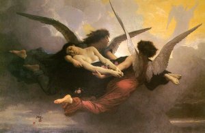 A Soul Brought to Heaven by William-Adolphe Bouguereau Artwork