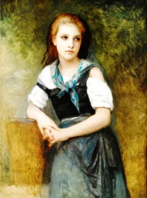 A Study for The Secret by William-Adolphe Bouguereau Artwork