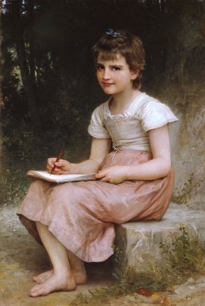 Main Product Photo of A Vocation Painting by William-Adolphe Bouguereau