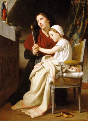 Main Product Photo of An Offering of Thanks Painting by William-Adolphe Bouguereau