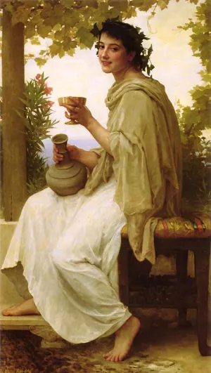Bacchante by William-Adolphe Bouguereau - Hand-Painted Oil Painting Reproduction