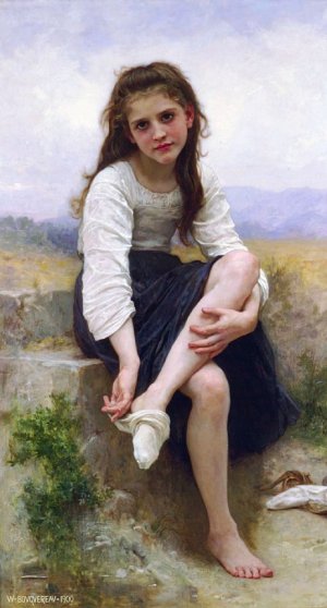 Main Product Photo of Before the Bath Painting by William-Adolphe Bouguereau