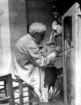 Main Product Photo of Bouguereau in His Studio Painting by William-Adolphe Bouguereau