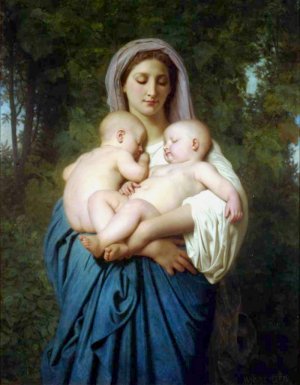 Main Product Photo of Charity II Painting by William-Adolphe Bouguereau