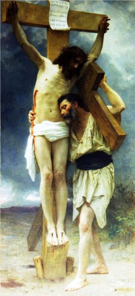 Main Product Photo of Compassion Painting by William-Adolphe Bouguereau