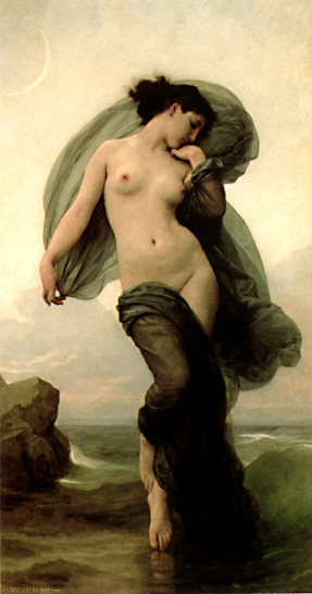 Main Product Photo of Evening Mood Painting by William-Adolphe Bouguereau