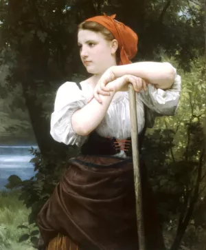 Faneuse by William-Adolphe Bouguereau Artwork