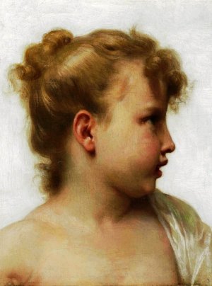 Head of a Little Girl Study by Artwork