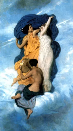 La Danse Also Known as Dance by William-Adolphe Bouguereau - Hand-Painted Oil Painting Reproduction