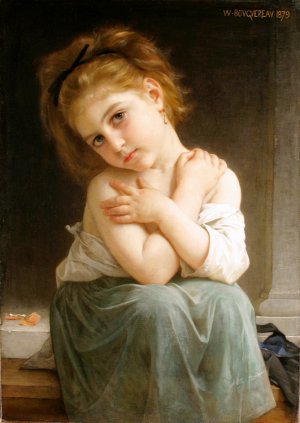 Main Product Photo of La Frileuse Painting by William-Adolphe Bouguereau