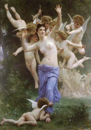 Main Product Photo of Le Guepier Painting by William-Adolphe Bouguereau