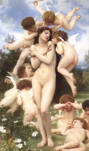 Le Printemps also known as The Return of Spring by William-Adolphe Bouguereau Artwork