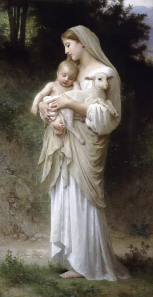 L'Innocence (also known as Innocence) by William-Adolphe Bouguereau Artwork