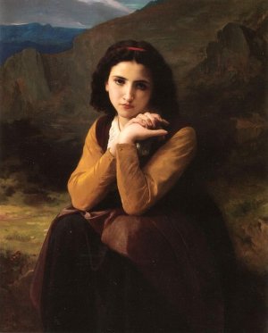 Main Product Photo of Mignon Painting by William-Adolphe Bouguereau