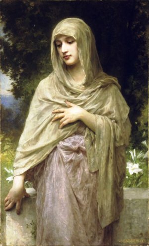 Main Product Photo of Modesty Painting by William-Adolphe Bouguereau