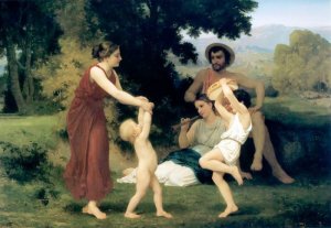 Main Product Photo of Pastoral Painting by William-Adolphe Bouguereau
