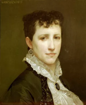 Portrait de Mademoiselle Elizabeth Gardner by William-Adolphe Bouguereau - Hand-Painted Oil Painting Reproduction