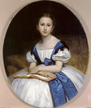 Main Product Photo of Portrait of Miss Brissac Painting by William-Adolphe Bouguereau