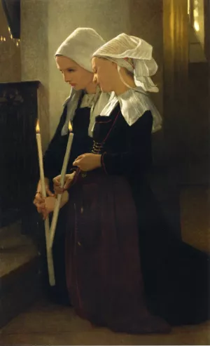 Prayer at Sainte-Anne-d'Auray by Artwork