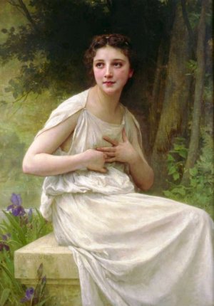 Main Product Photo of Reflection Painting by William-Adolphe Bouguereau