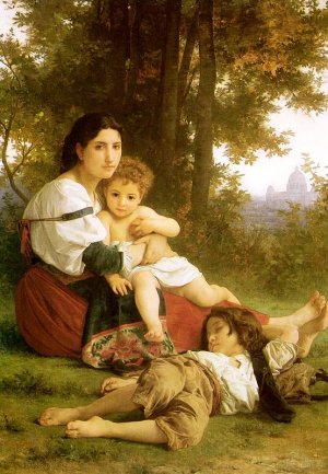 Main Product Photo of Rest Painting by William-Adolphe Bouguereau