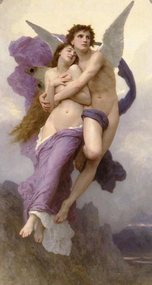 Main Product Photo of The Abduction of Psyche Painting by William-Adolphe Bouguereau