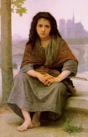 The Bohemian by William-Adolphe Bouguereau Artwork