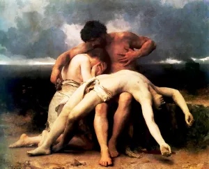 The First Mourning by William-Adolphe Bouguereau Artwork