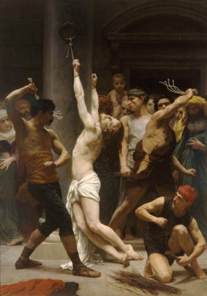 The Flagellation of Our Lord Jesus Christ by William-Adolphe Bouguereau Artwork