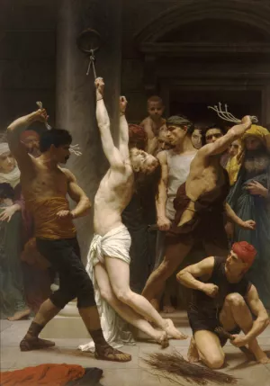 The Flagellation of Our Lord Jesus Christ by William-Adolphe Bouguereau - Hand-Painted Oil Painting Reproduction