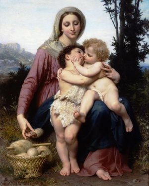 The Holy Family by William-Adolphe Bouguereau Artwork