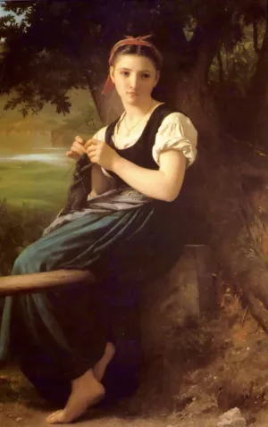 The Knitter by Artwork