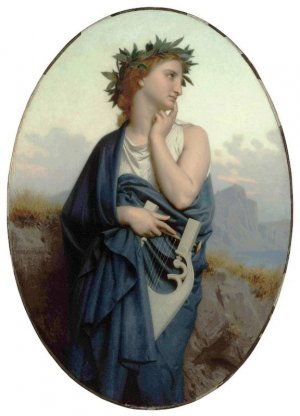 Main Product Photo of The Muse also known as Philomele Painting by William-Adolphe Bouguereau