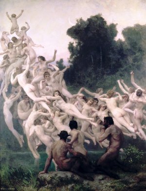 The Oreads by William-Adolphe Bouguereau Artwork