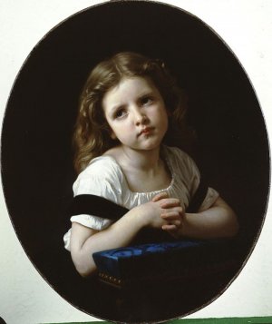 Main Product Photo of The Prayer Painting by William-Adolphe Bouguereau