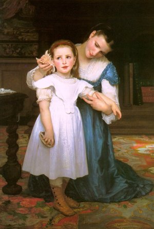 Main Product Photo of The Shell Painting by William-Adolphe Bouguereau