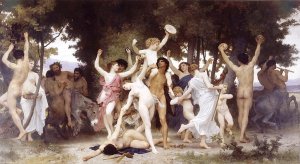 The Youth of Bacchus by William-Adolphe Bouguereau Artwork