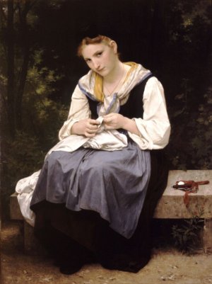 Young Worker by William-Adolphe Bouguereau Artwork