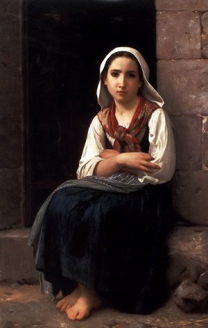Main Product Photo of Yvonette Painting by William-Adolphe Bouguereau