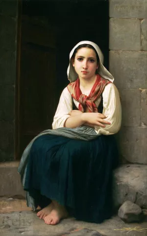 Yvonnette by William-Adolphe Bouguereau Artwork